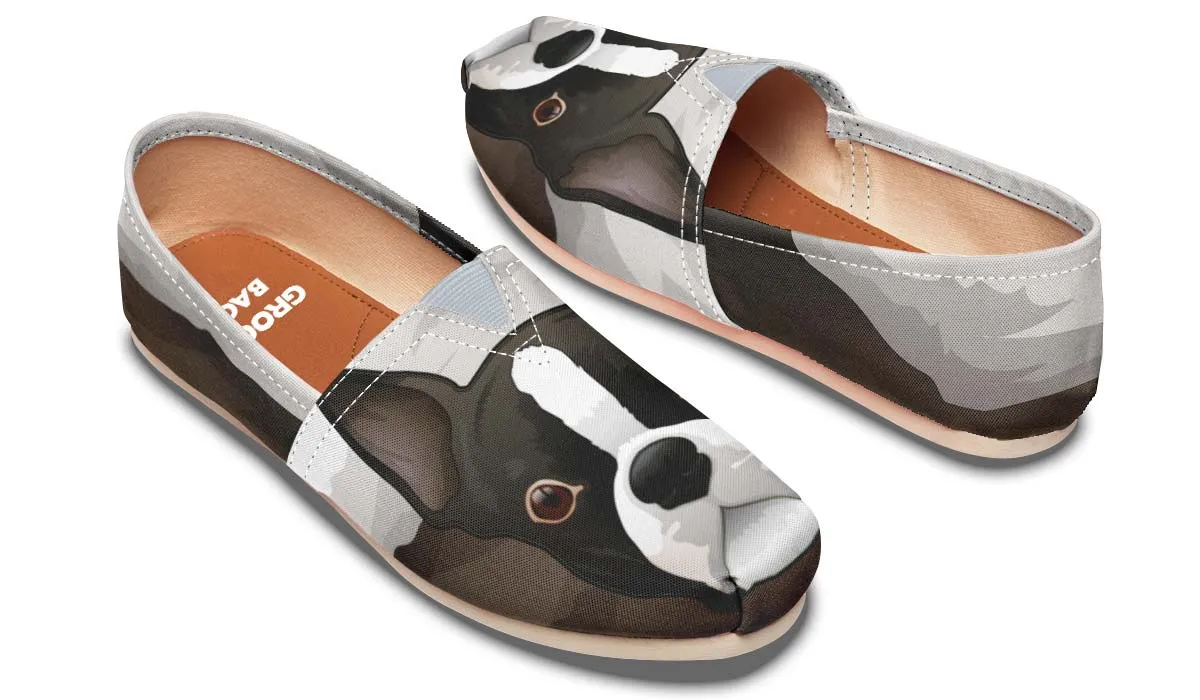 Real Boston Terrier Casual Shoes