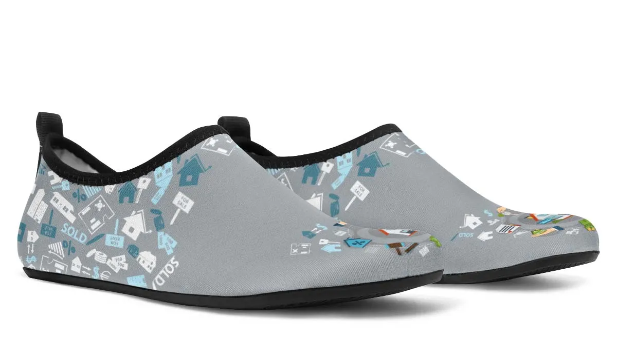 Real Estate Sold Aqua Barefoot Shoes