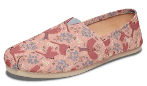 Red Cardinals Pattern Casual Shoes
