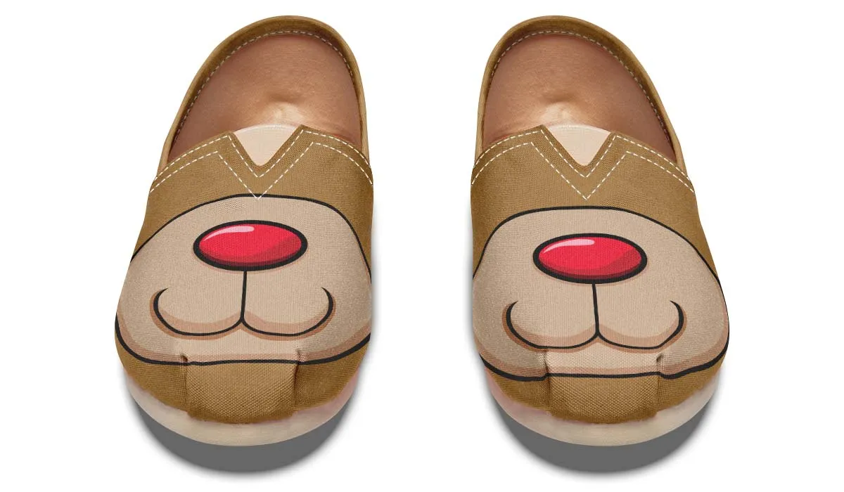 Reindeer Face Casual Shoes