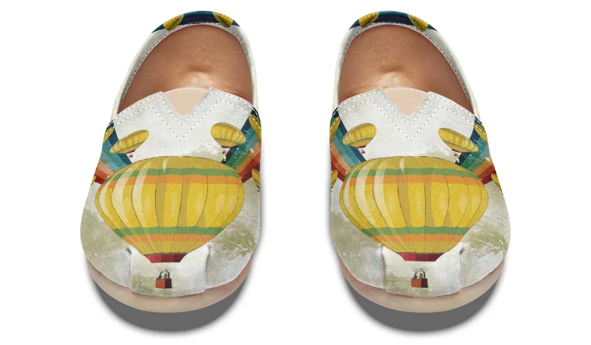 Retro Hot Air Balloon Casual Shoes