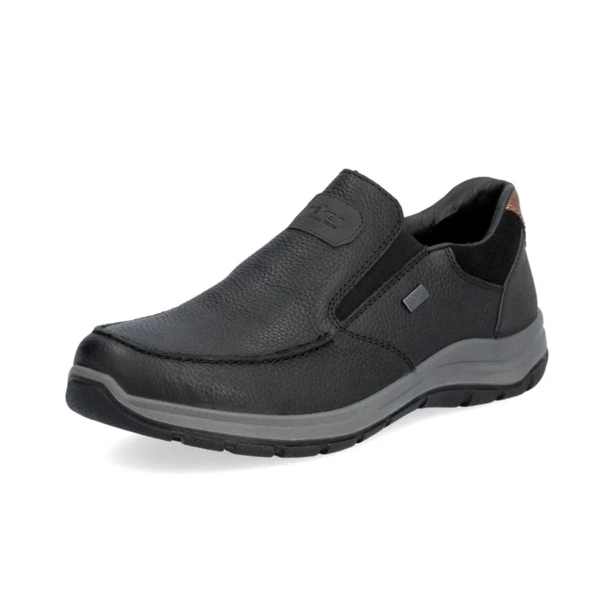 Rieker Men's 03651-00 Todd Black/Toffee Waterproof