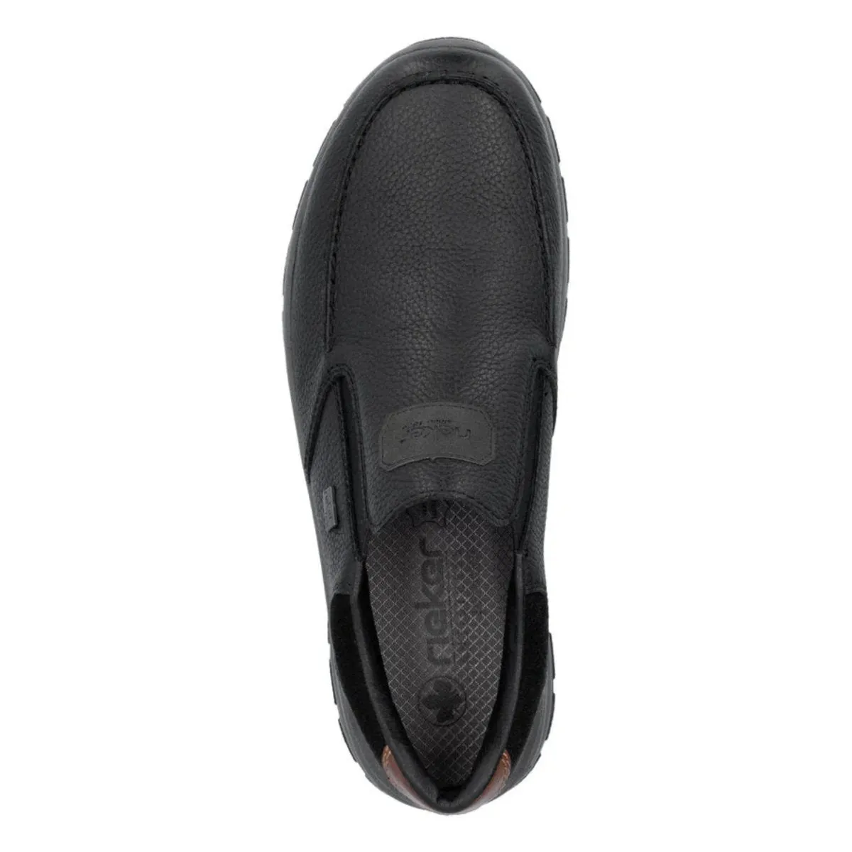 Rieker Men's 03651-00 Todd Black/Toffee Waterproof