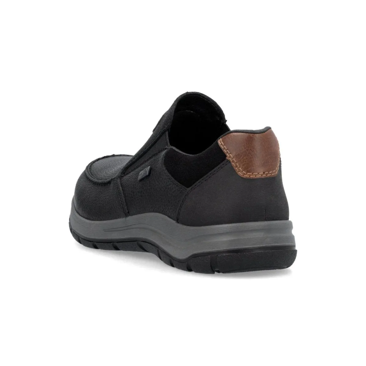 Rieker Men's 03651-00 Todd Black/Toffee Waterproof