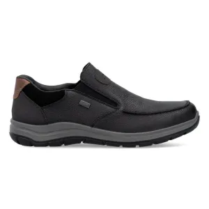 Rieker Men's 03651-00 Todd Black/Toffee Waterproof