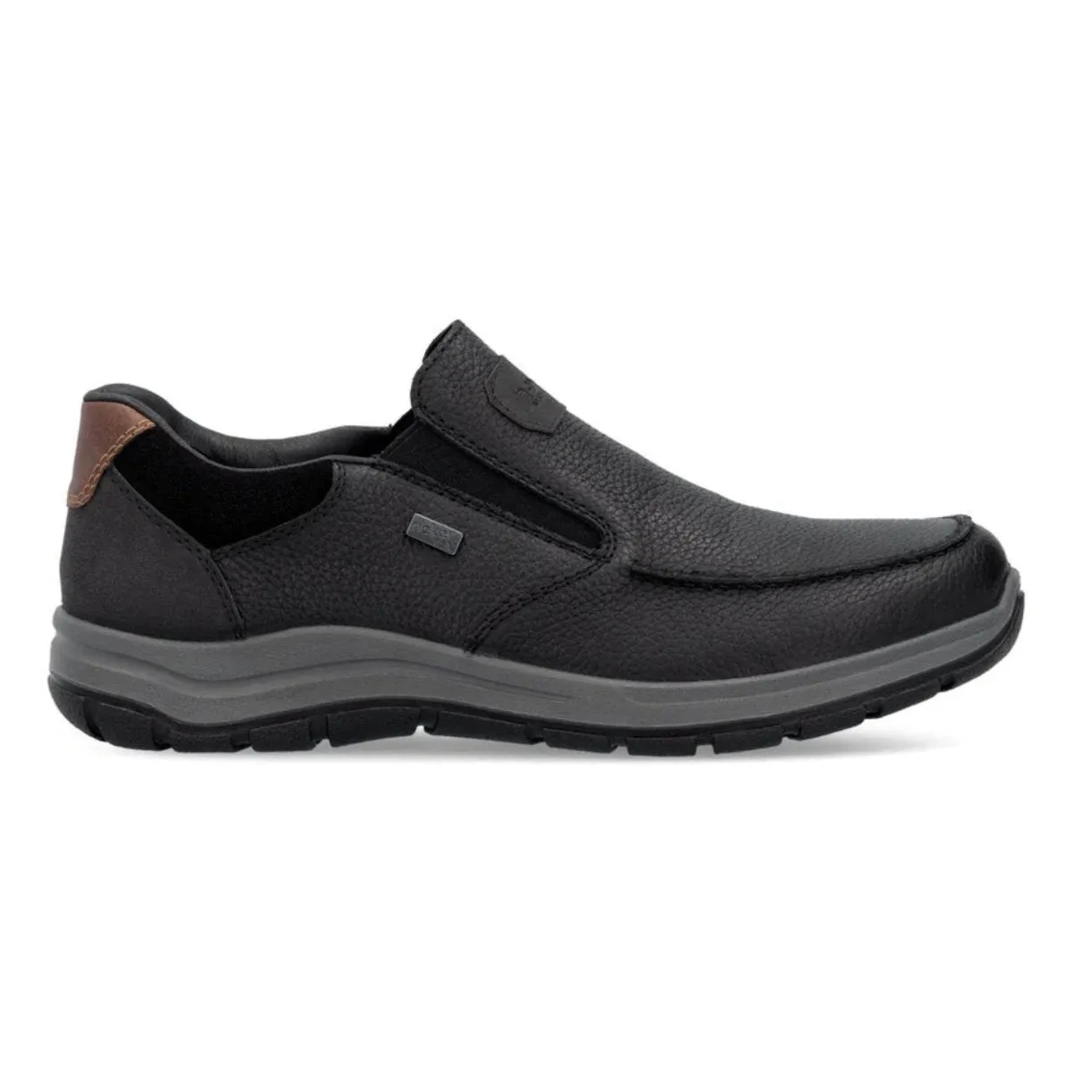 Rieker Men's 03651-00 Todd Black/Toffee Waterproof