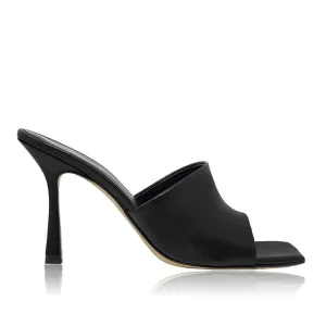 ROSE BLACK LEATHER