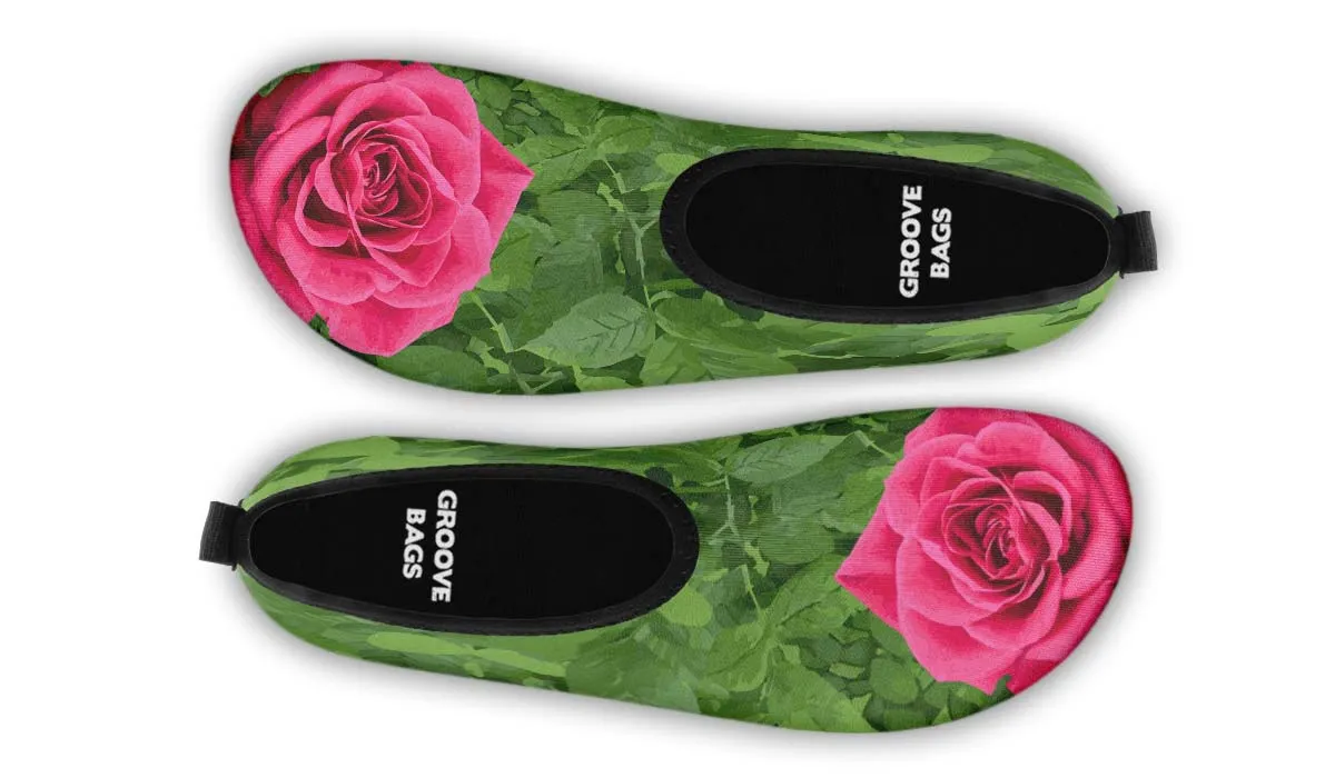 Rose Garden Aqua Barefoot Shoes