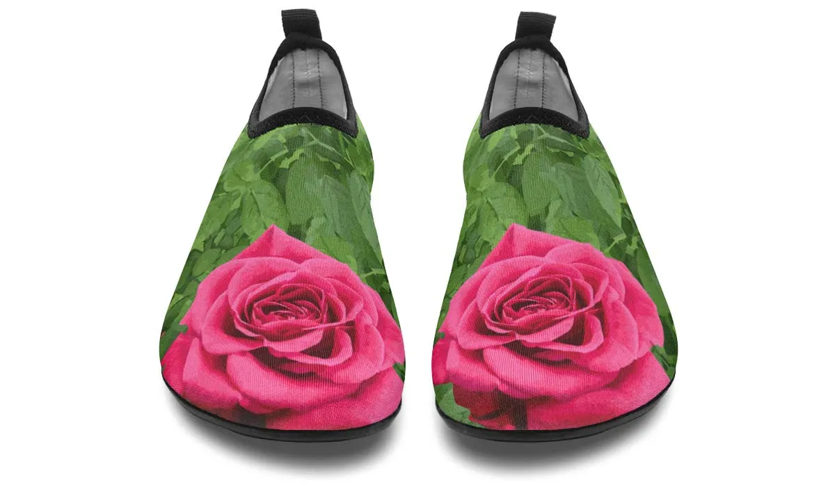 Rose Garden Aqua Barefoot Shoes