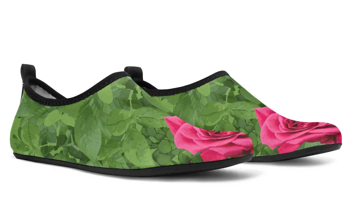 Rose Garden Aqua Barefoot Shoes