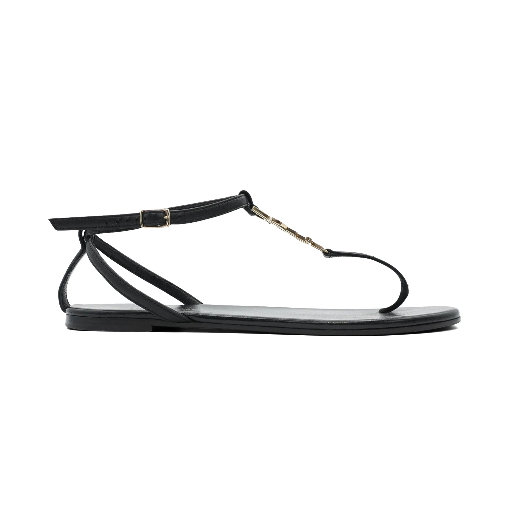 Saint Laurent Logo Sandals - Womens' 37
