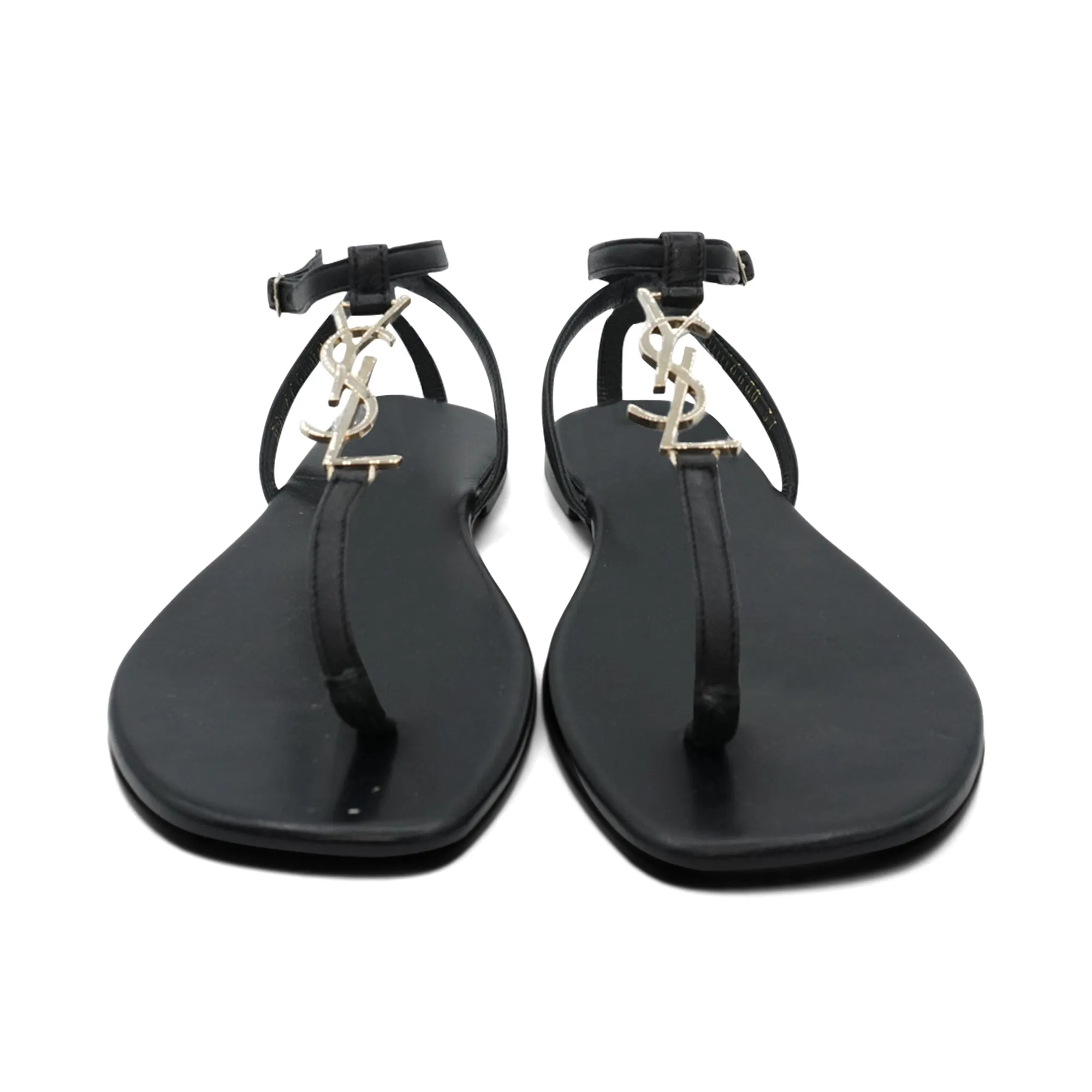 Saint Laurent Logo Sandals - Womens' 37
