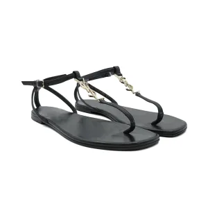 Saint Laurent Logo Sandals - Womens' 37