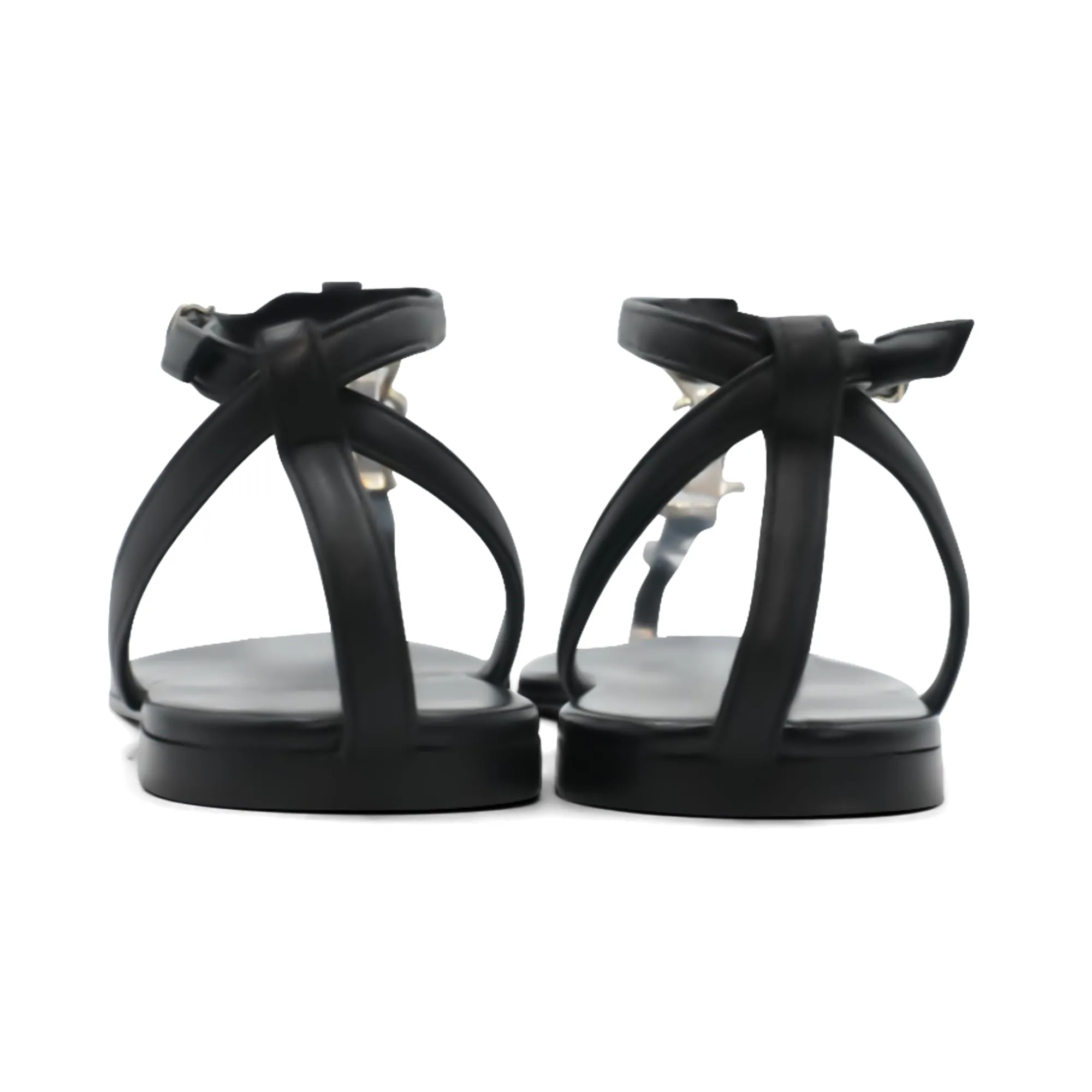 Saint Laurent Logo Sandals - Womens' 37