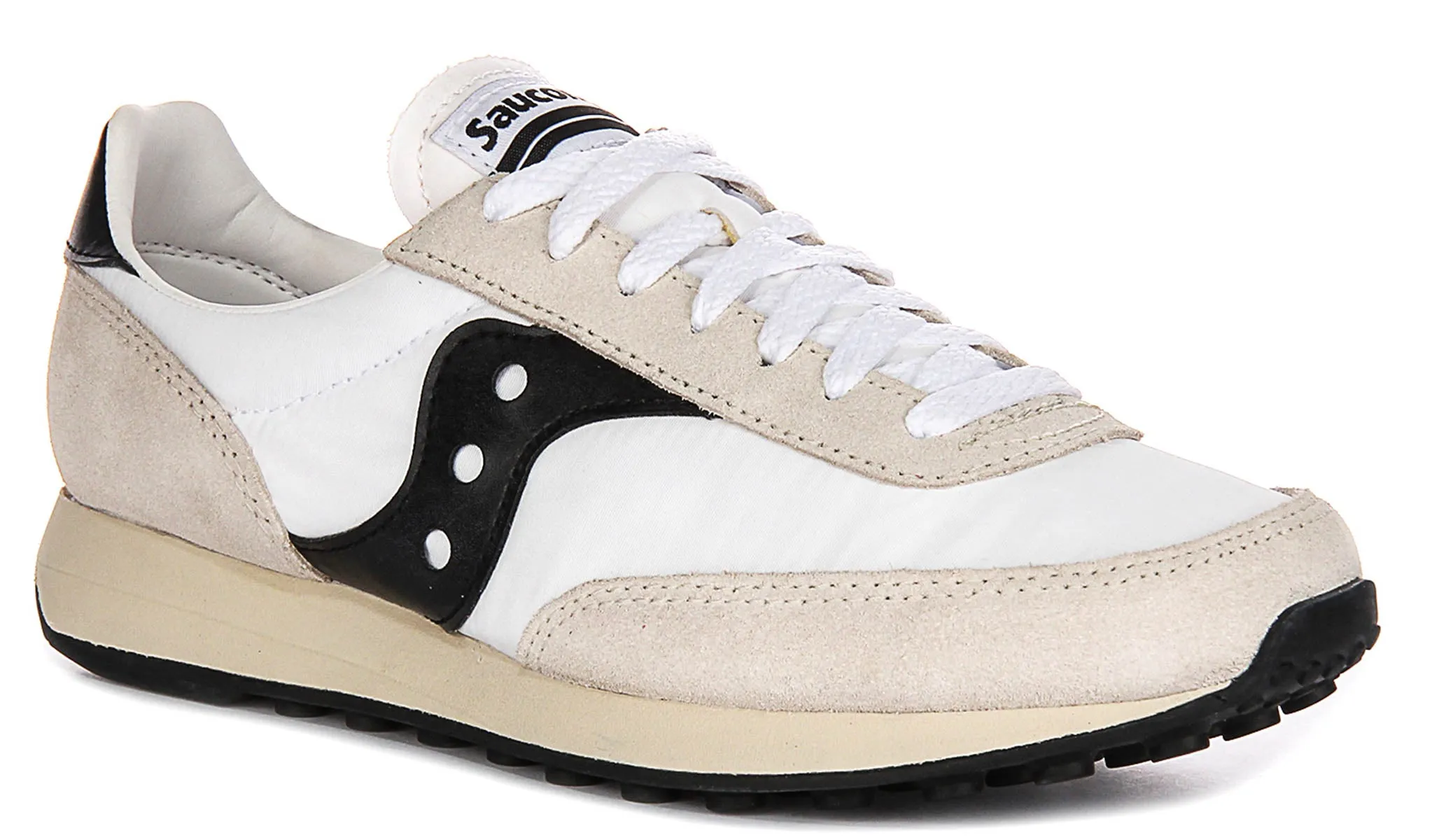 Saucony Trainer 80 In White Black