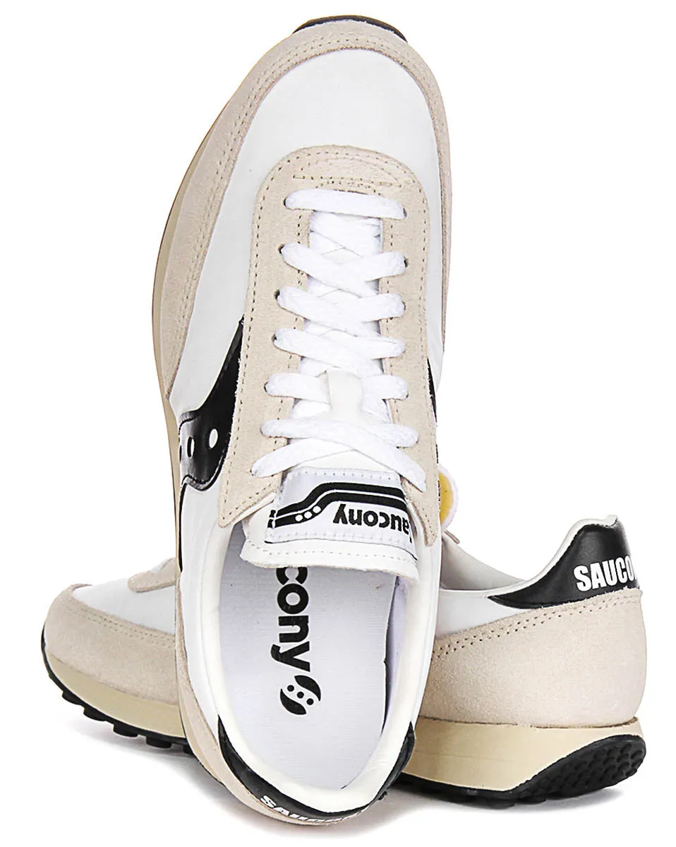 Saucony Trainer 80 In White Black