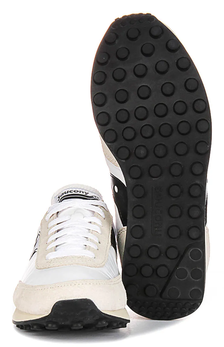 Saucony Trainer 80 In White Black