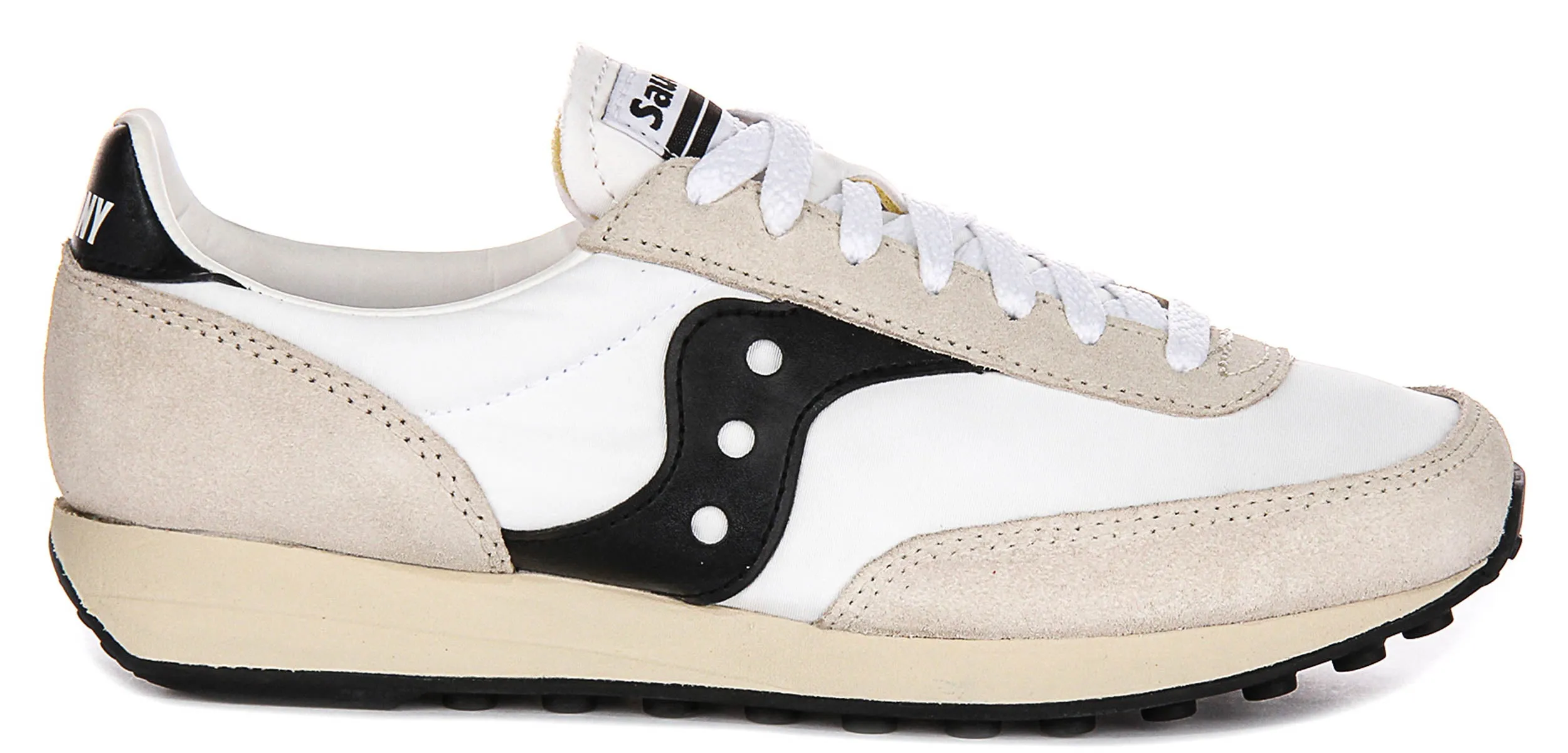 Saucony Trainer 80 In White Black