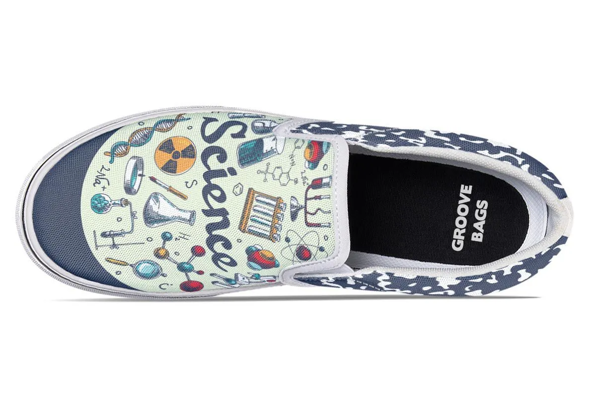 Science Composition Slip-On Shoes