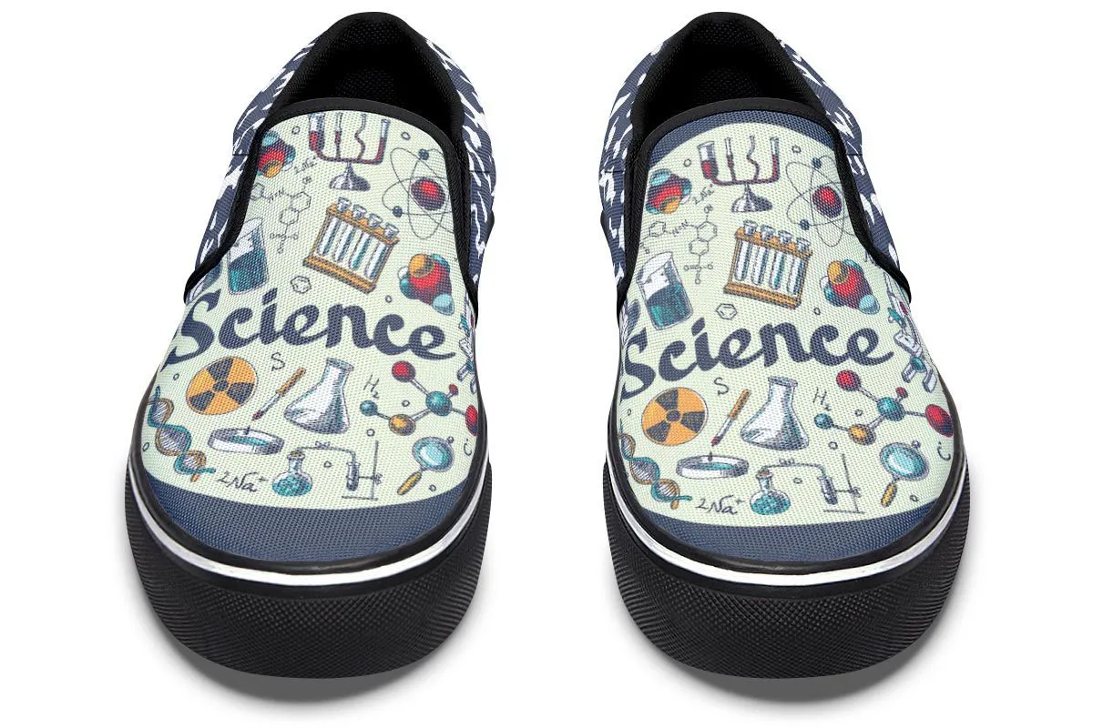 Science Composition Slip-On Shoes