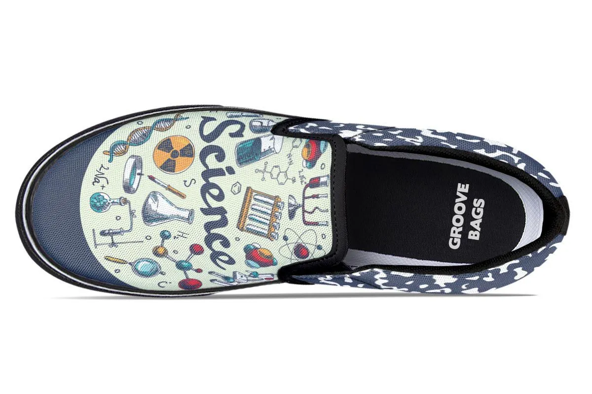 Science Composition Slip-On Shoes
