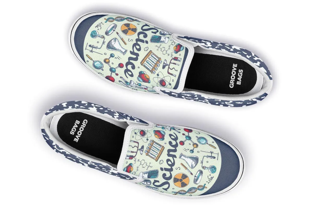 Science Composition Slip-On Shoes
