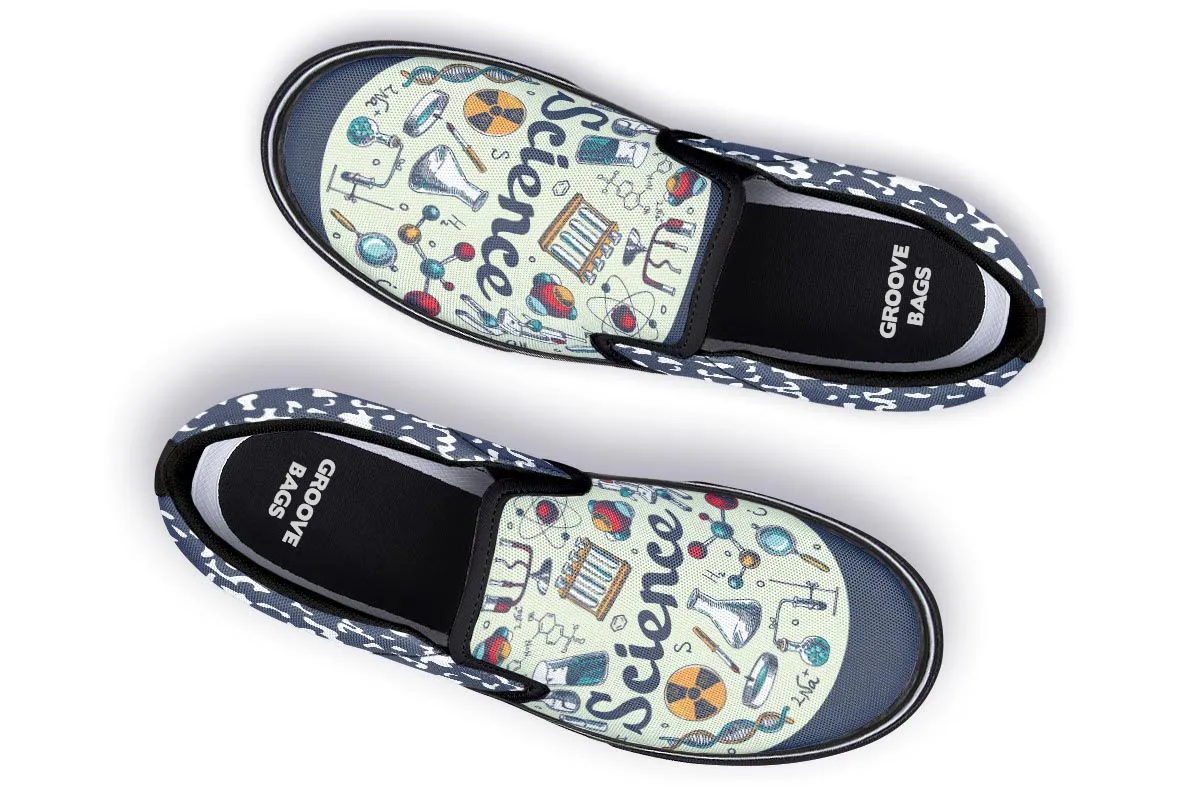 Science Composition Slip-On Shoes