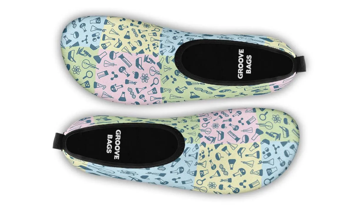 Science Symbols Aqua Barefoot Shoes