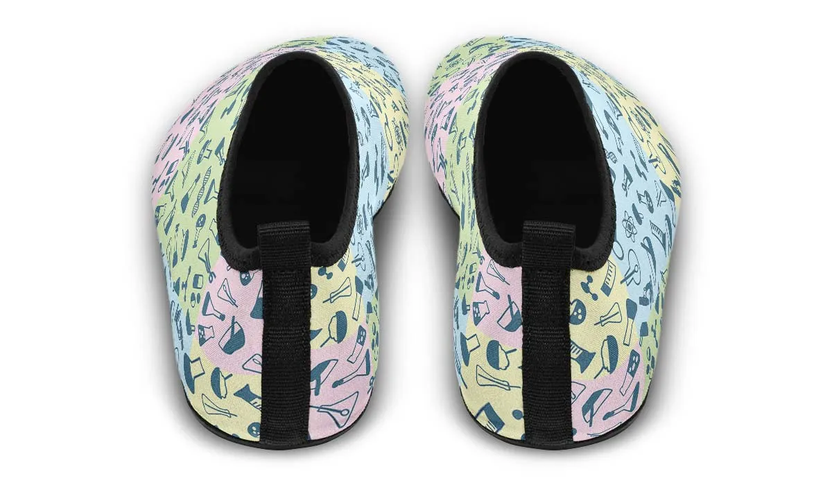 Science Symbols Aqua Barefoot Shoes