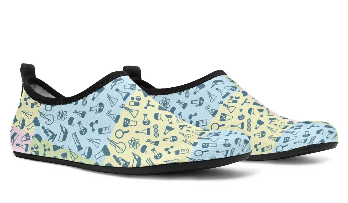 Science Symbols Aqua Barefoot Shoes