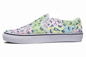 Science Symbols Slip-On Shoes