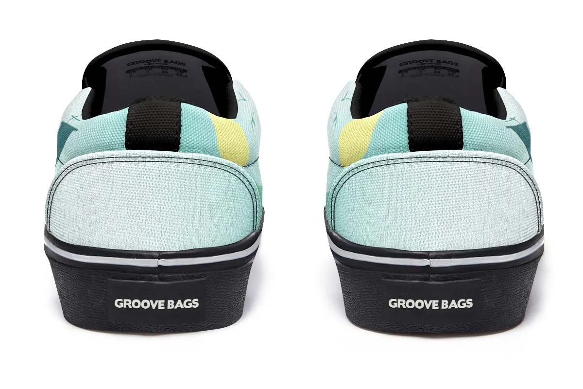 Scuba Diving Diagram Slip-On Shoes