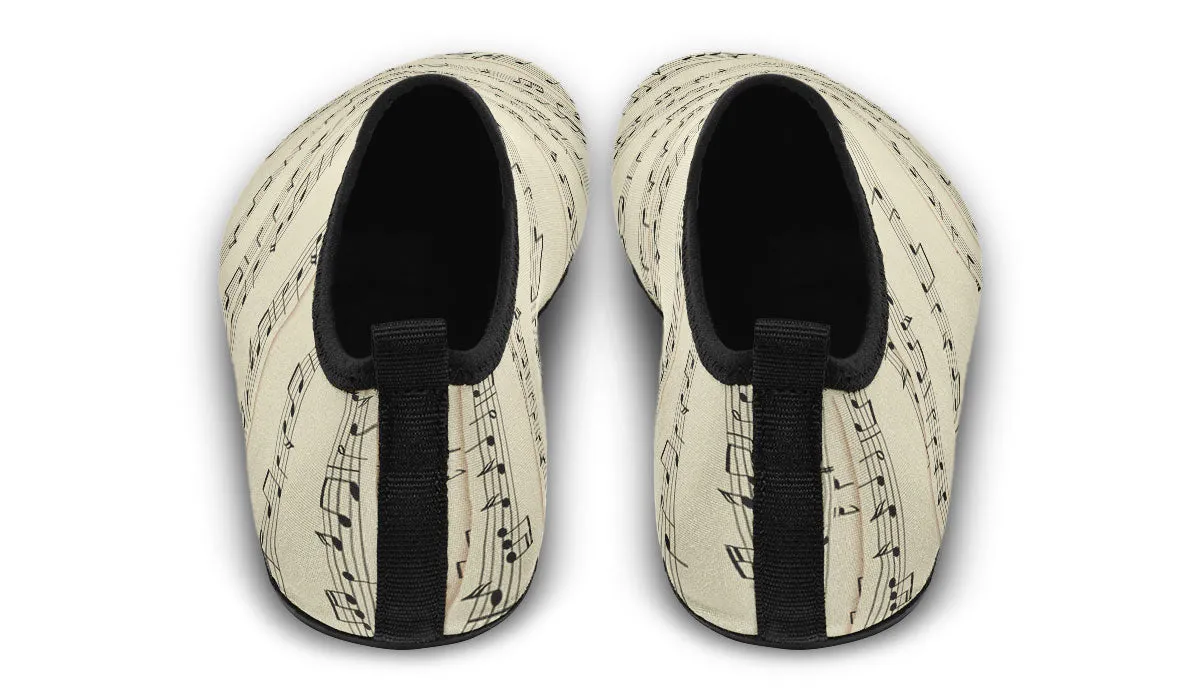 Sheet Music Aqua Barefoot Shoes