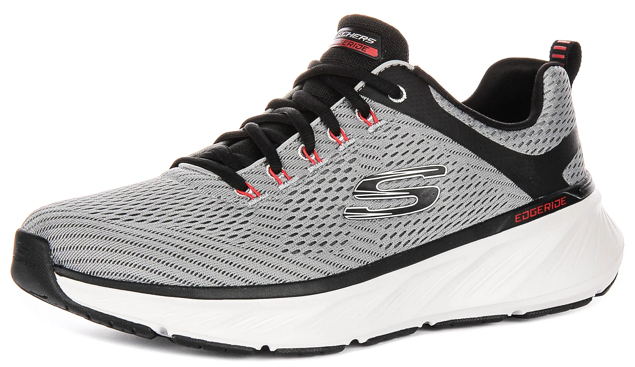 Skechers Edgeride Content In Charcoal Black For Men