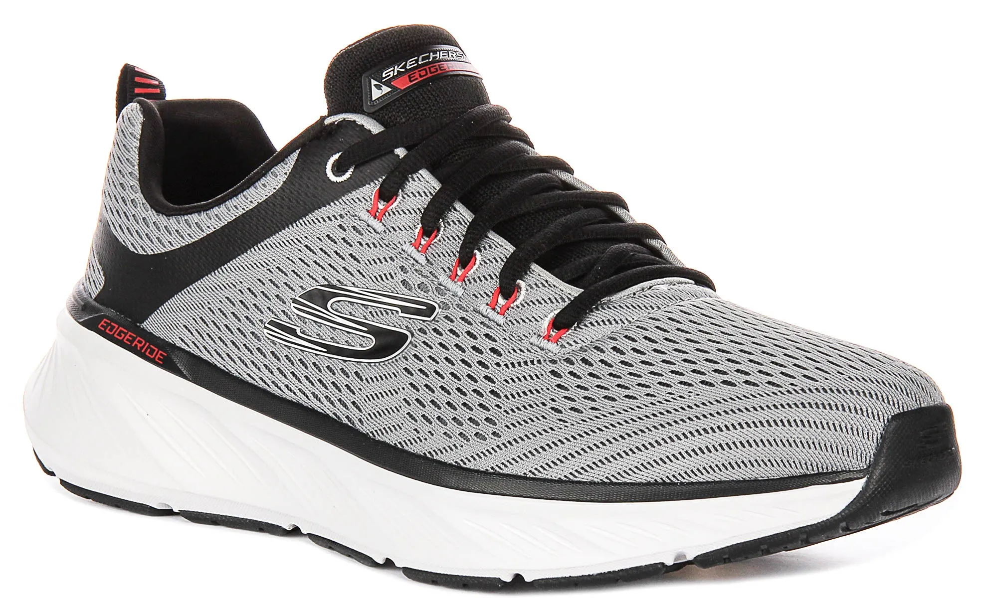 Skechers Edgeride Content In Charcoal Black For Men