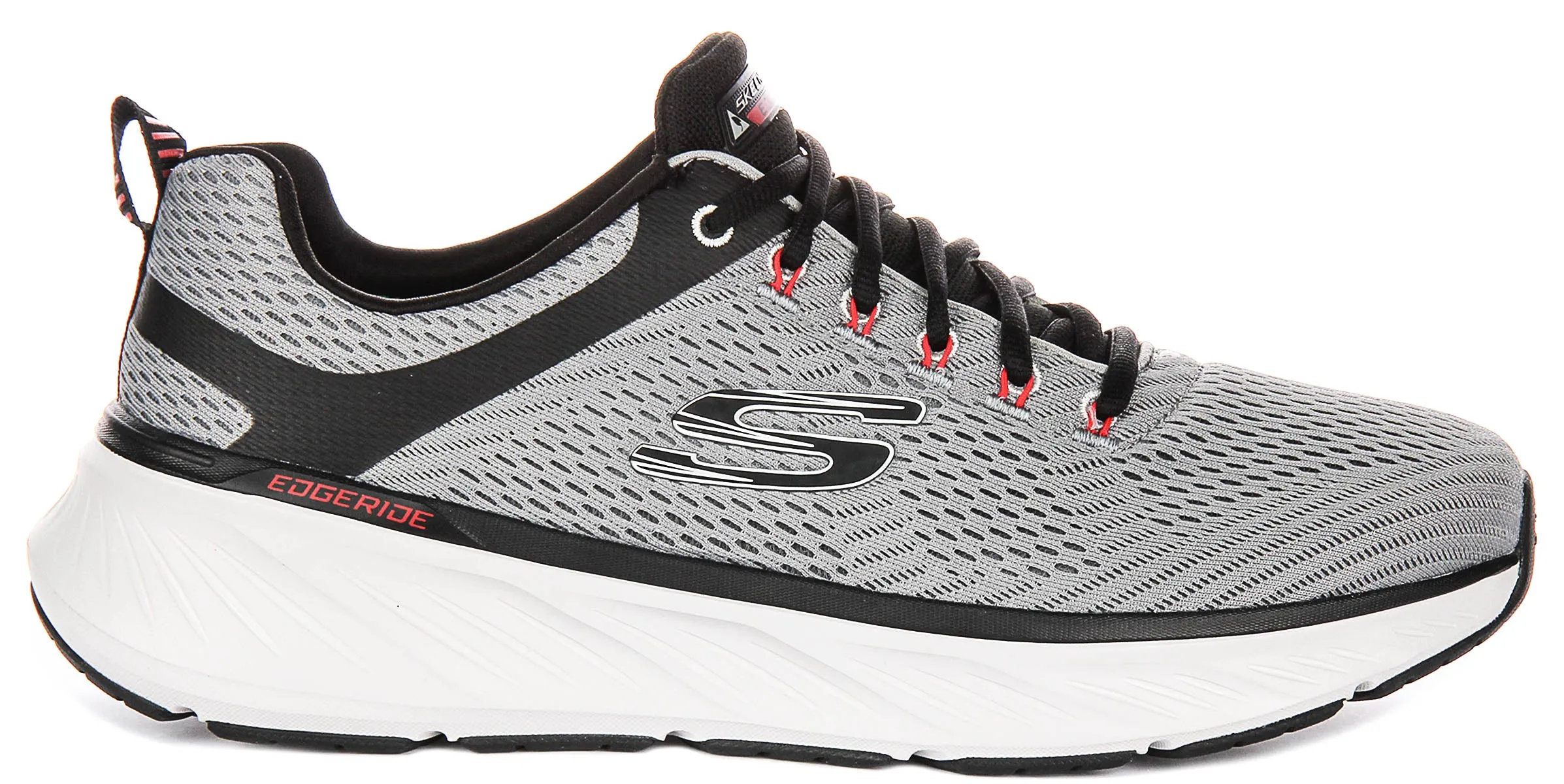 Skechers Edgeride Content In Charcoal Black For Men