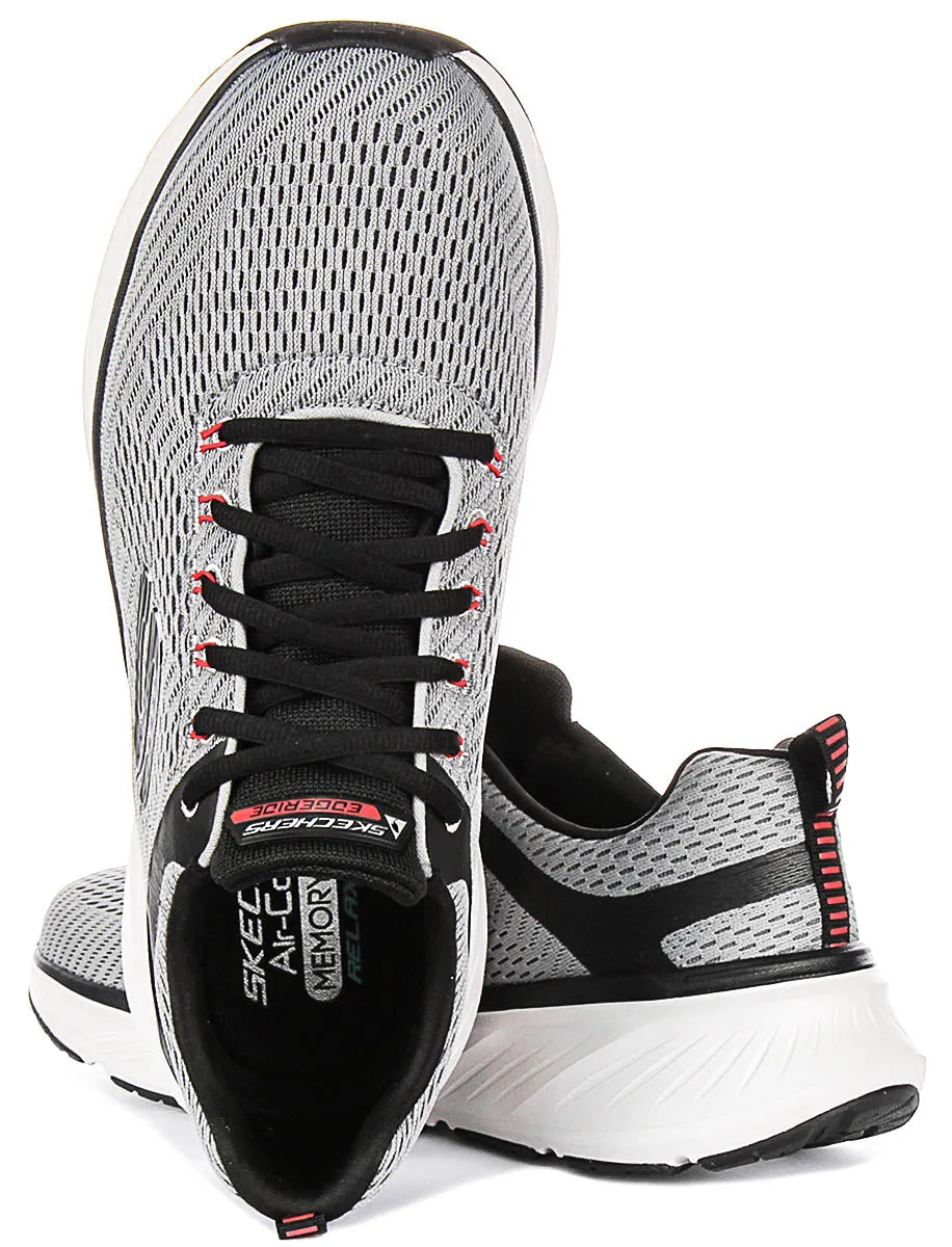 Skechers Edgeride Content In Charcoal Black For Men