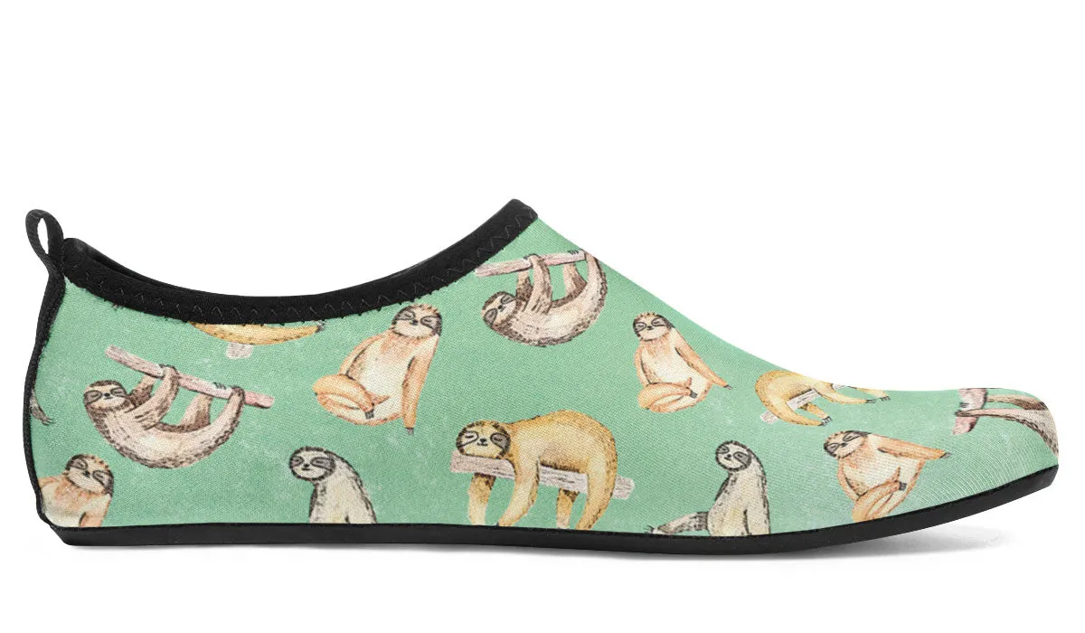 Sloth Lovers Aqua Barefoot Shoes
