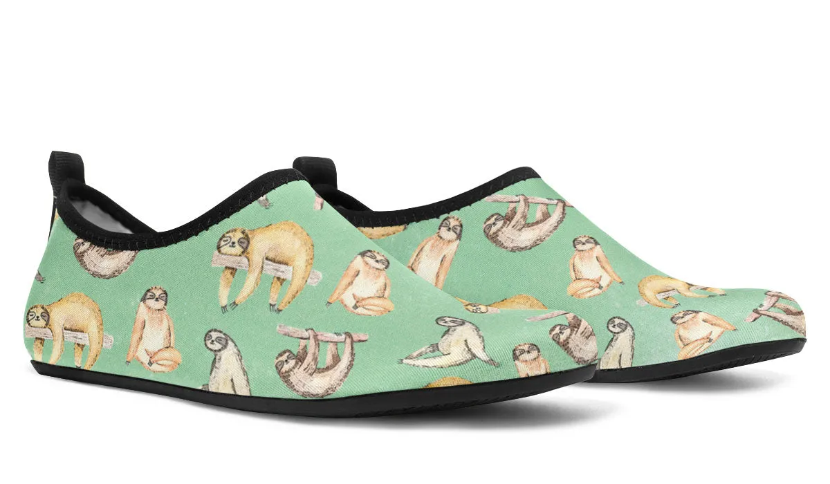 Sloth Lovers Aqua Barefoot Shoes