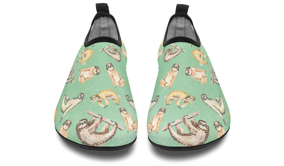 Sloth Lovers Aqua Barefoot Shoes