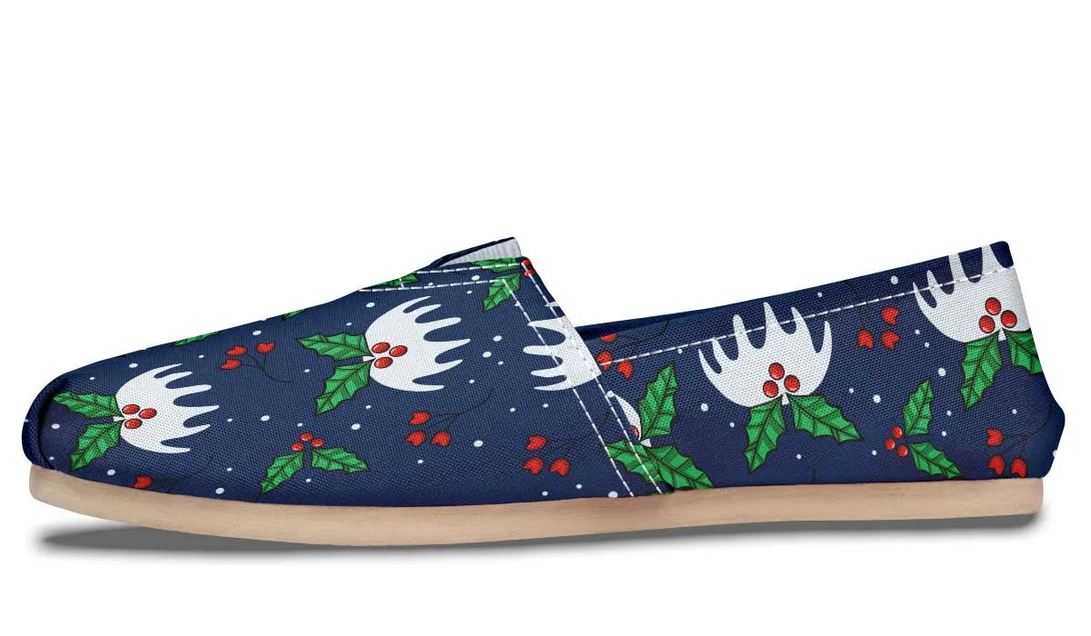 Snowy Mistletoe Casual Shoes