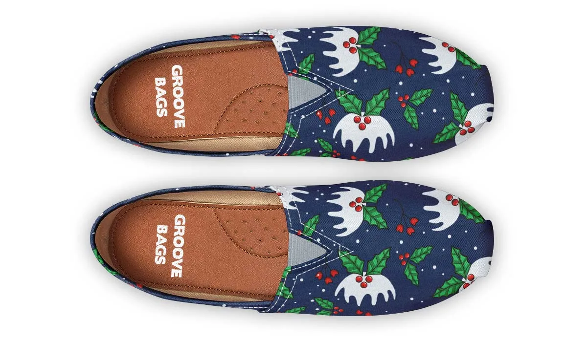 Snowy Mistletoe Casual Shoes