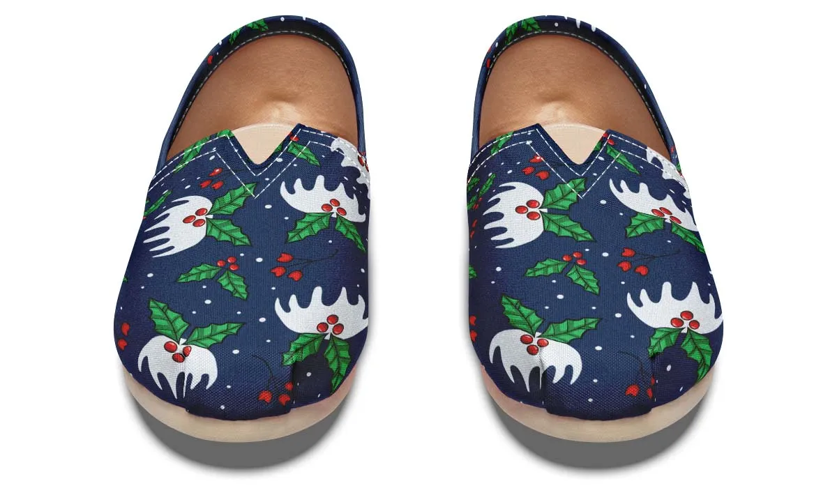 Snowy Mistletoe Casual Shoes