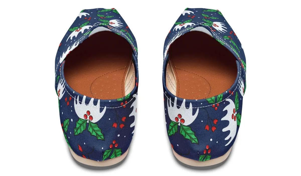 Snowy Mistletoe Casual Shoes