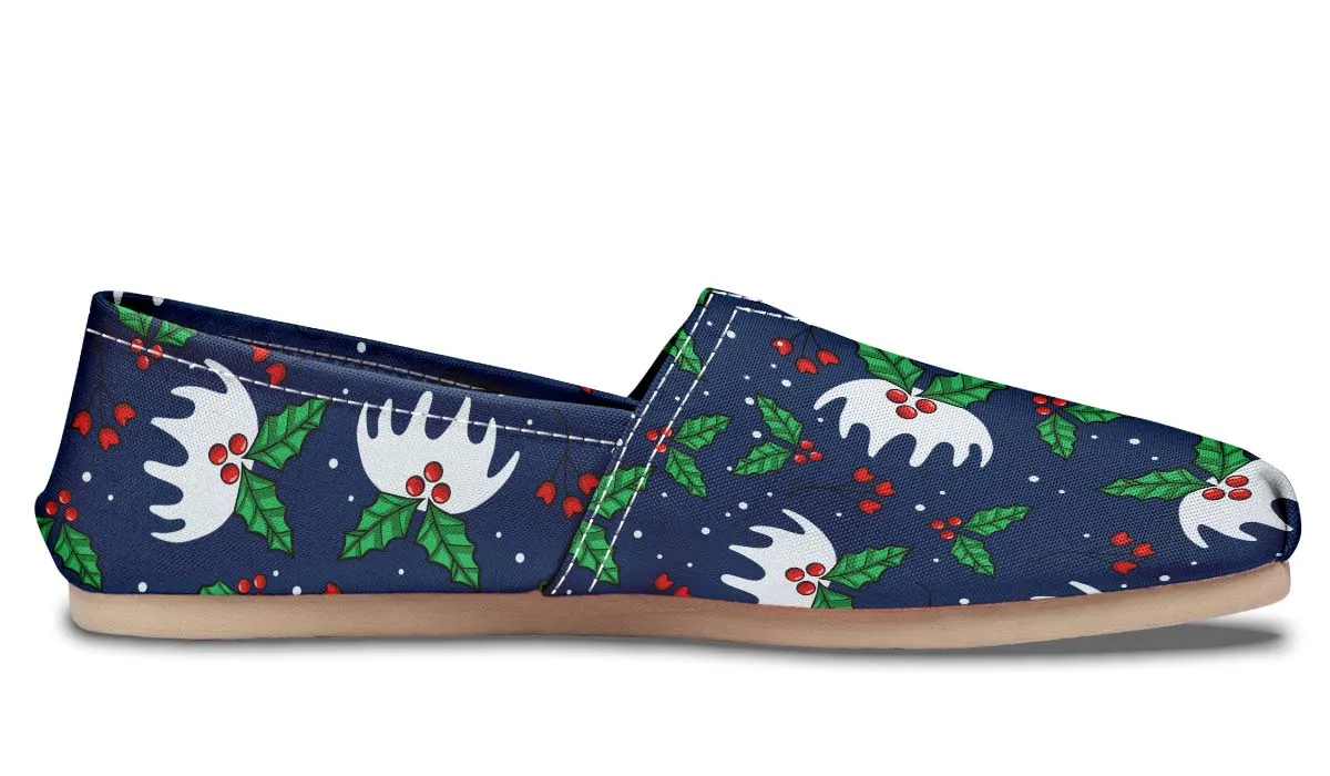 Snowy Mistletoe Casual Shoes