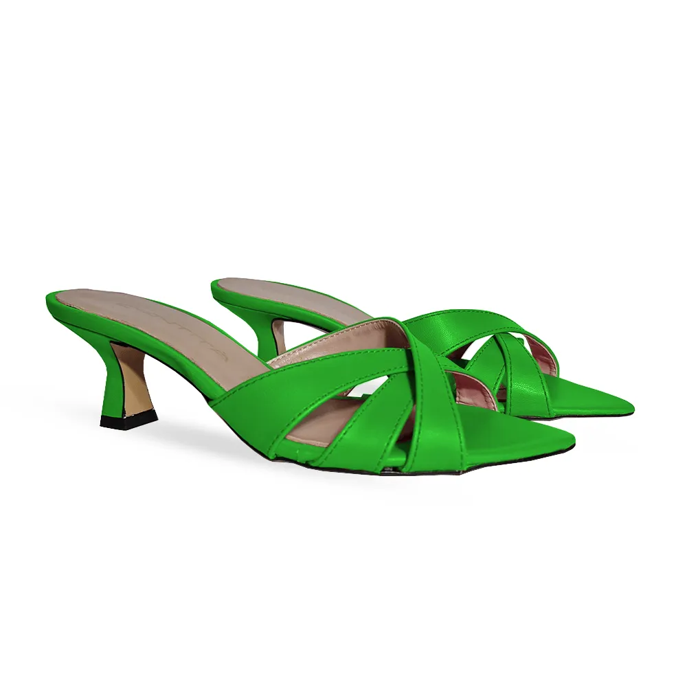 SOHA GREEN LEATHER