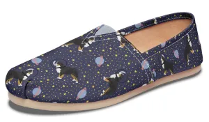Space Bernese Mountain Dog Casual Shoes