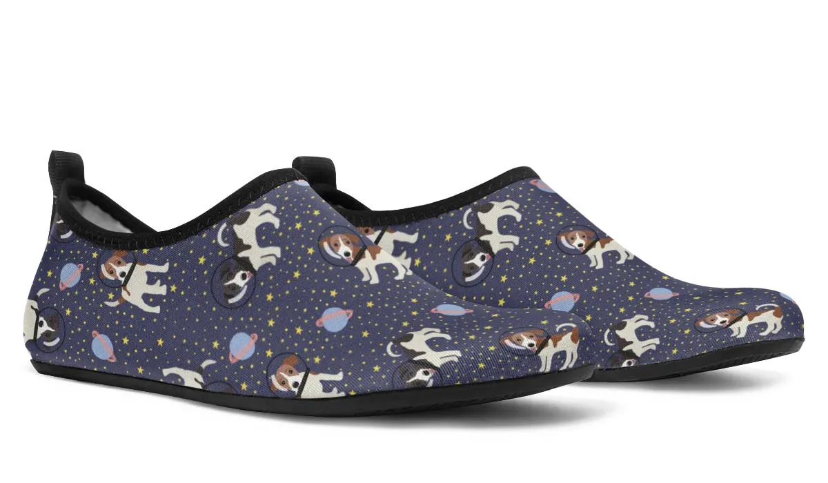 Space Jack Russell Aqua Barefoot Shoes