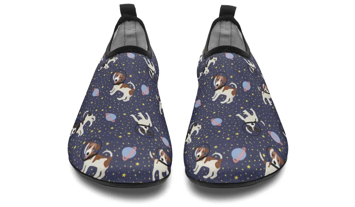 Space Jack Russell Aqua Barefoot Shoes