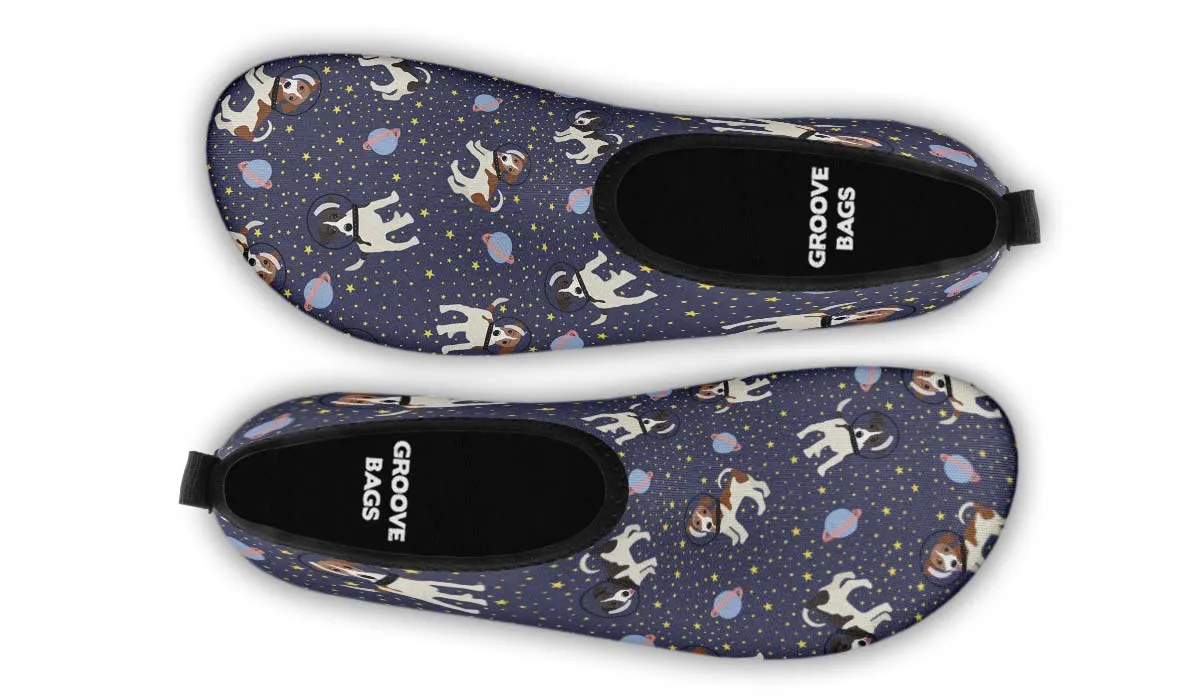 Space Jack Russell Aqua Barefoot Shoes